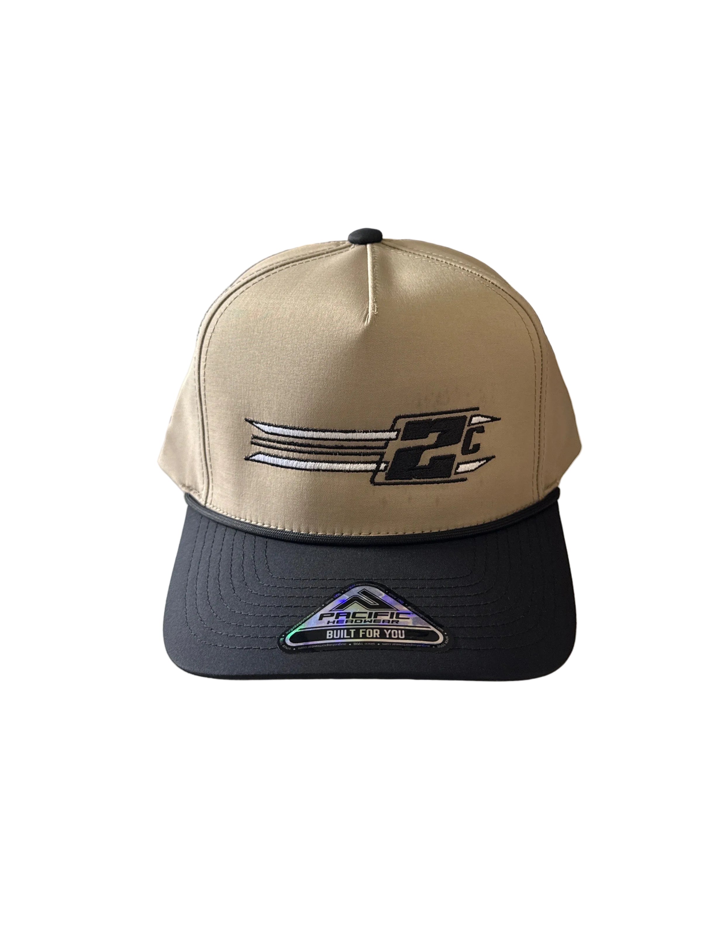 Rope Striped 2c Hat (Black)