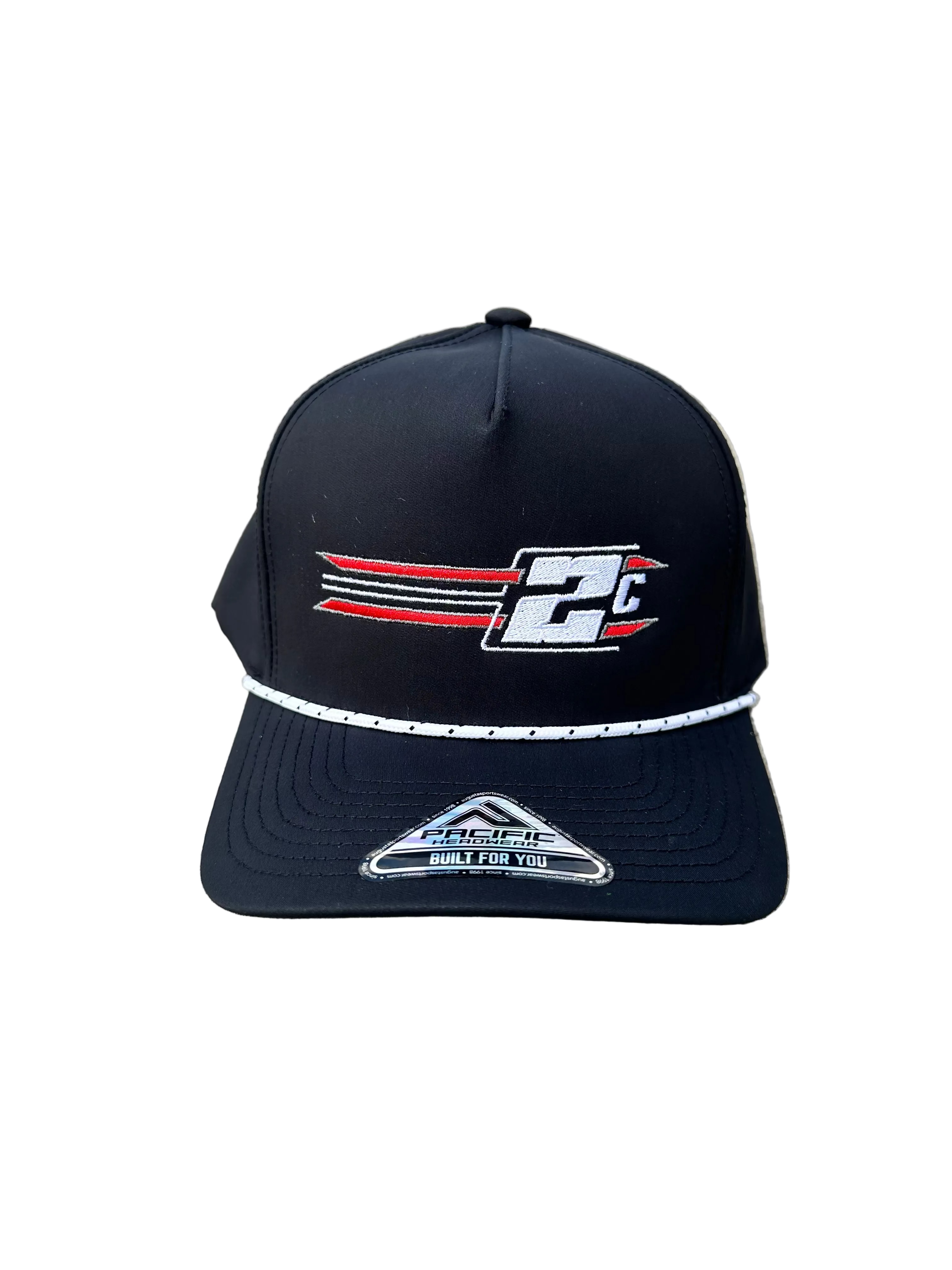 Rope Striped 2c Hat (Black)