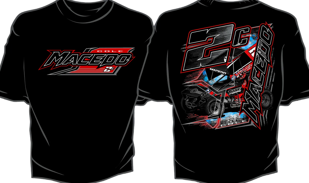 Macedo Redline T-Shirt (Black Gray, and White)