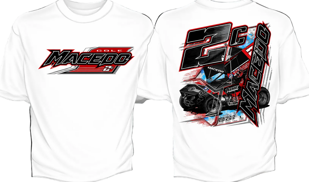 Macedo Redline T-Shirt (Black Gray, and White)