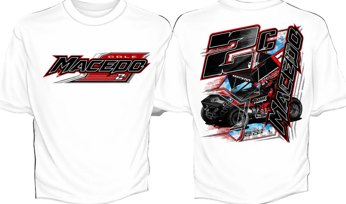 Macedo Redline T-Shirt (Black Gray, and White)