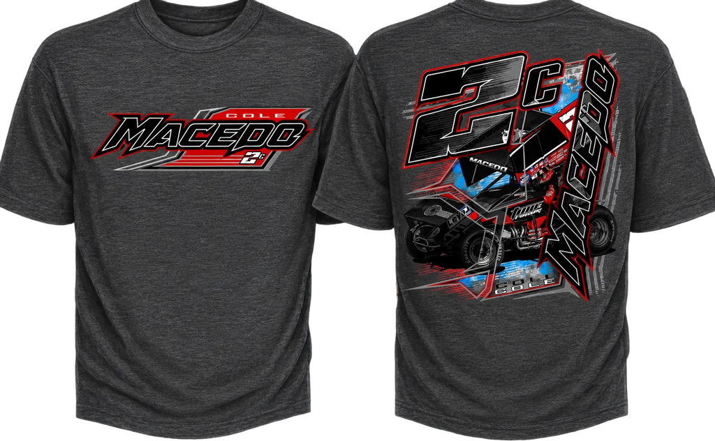 Macedo Redline T-Shirt (Black Gray, and White)